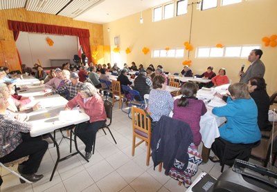 Los asistentes al encuentro agradecieron la entrega de información por parte del fiscal de Sacfi de la Fiscalía de Atacama, Gabriel Meza Peña.