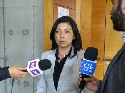 La Fiscal Andrea Contreras.