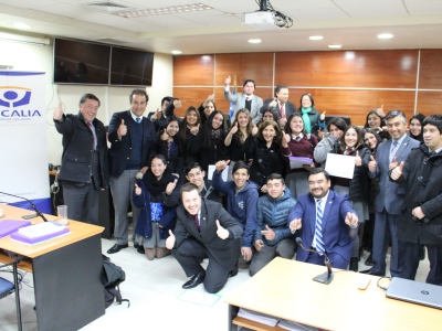 Programa "Educación en Justicia" de Chiloé contó con estudiantes de Ancud.