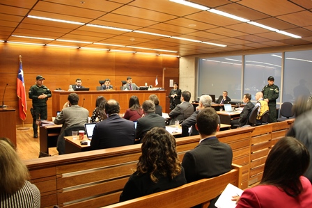 Fiscales de la zona Centro Norte, José Morales y Alicia Ascencio en el desarrollo del juicio.