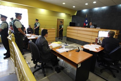 La audiencia se formalización se extendió por más de dos horas en el Juzgado de Garantía de Copiapó. 