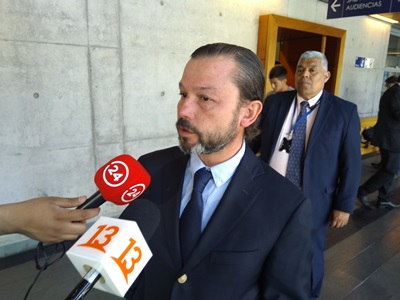 El fiscal Rodrigo Mena estuvo a cargo de la indagatoria.