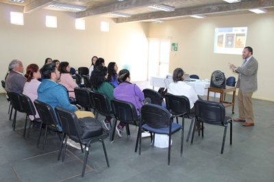 En La Higuera, el Fiscal Regional sostuvo encuentro con educadores de la zona.