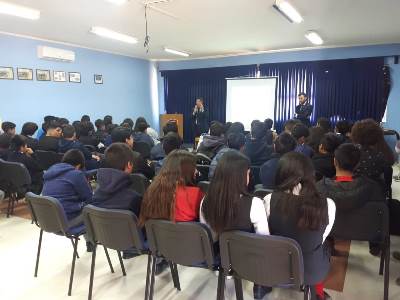 La Fiscalía de Ovalle realizó una charla de educación cívica a estudiantes.