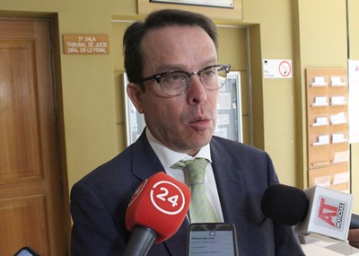 La audiencia de Juicio Oral fue asumida por el fiscal Ariel Guzmán Moya. 