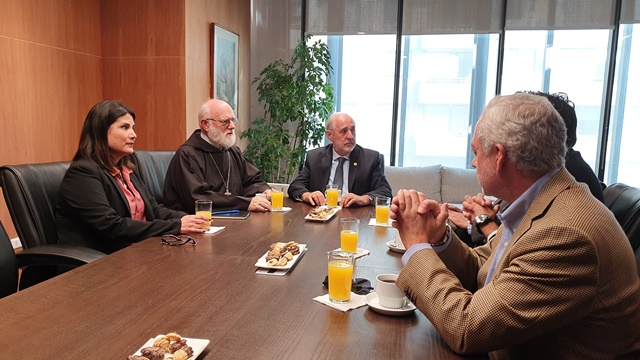 En la reunión con Celestino Aós, el Fiscal Nacional estuvo acompañado por los Fiscales Regionales Xavier Armendáriz, Raúl Guzmán y Emiliano Arias.