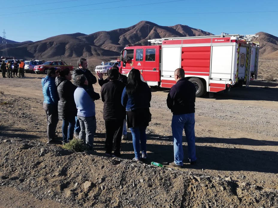 El fiscal regional, Alexis Rogat; y el fiscal jefe de Copiapó, Christian González, se reunieron hoy con familiares de Catalina Alvarez.