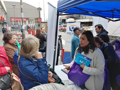 La actividad se realizó en el centro de Concepción