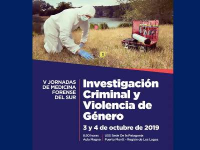 Quintas Jornadas de Medicina Forense del Sur.