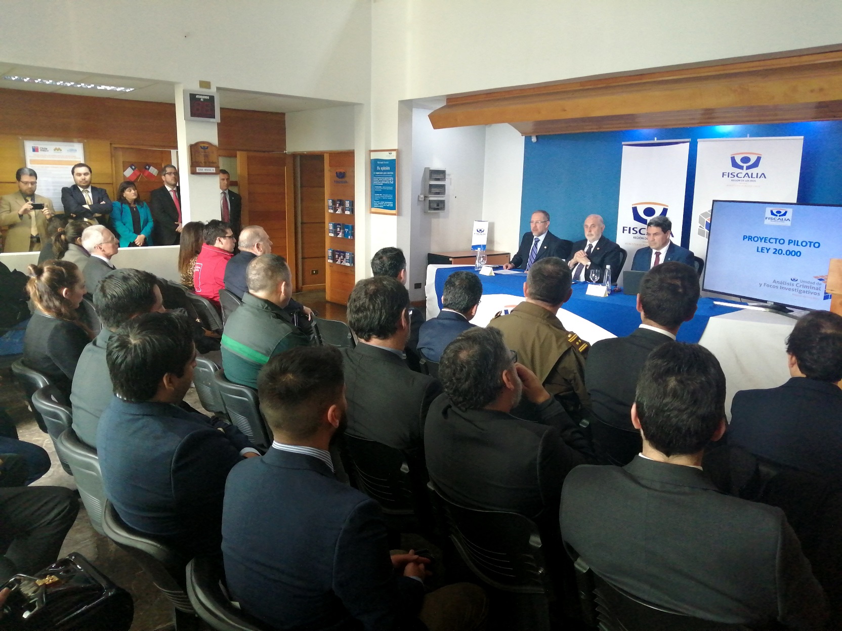 El lanzamiento se efectuó hoy en el edificio de la Fiscalía Local de Valdivia