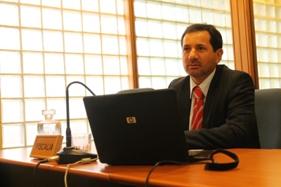 El fiscal Christian González presentó los antecedentes del caso ante el Juzgado de Garantía de la capital regional.