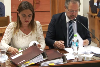 En la fotografía, el Fiscal Regional Juan Agustín Meléndez y la Fiscal Tatiana Esquivel.