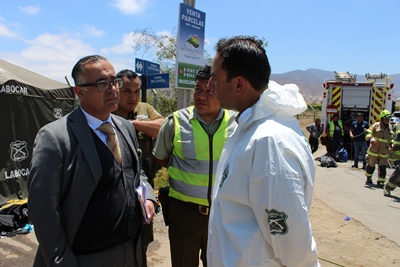 La Fiscalía investiga los hechos junto a personal de Carabineros.