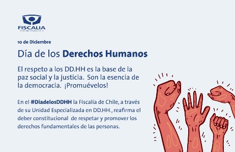 La Fiscalía Regional de Coquimbo renueva su compromiso con el respeto a los Derechos Humanos.