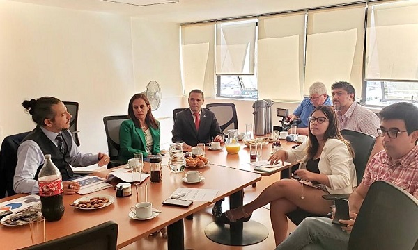 Sacfi y prensa local de Antofagasta, durante el desarrollo del Diagnóstico de Criminalidad Regional.