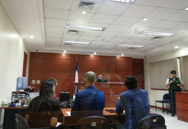Fiscal Daniel García, durante la audiencia de la formalización