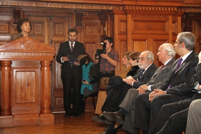 Fiscal Nacional en la ceremonia de despedida de la ministra Sonia Araneda