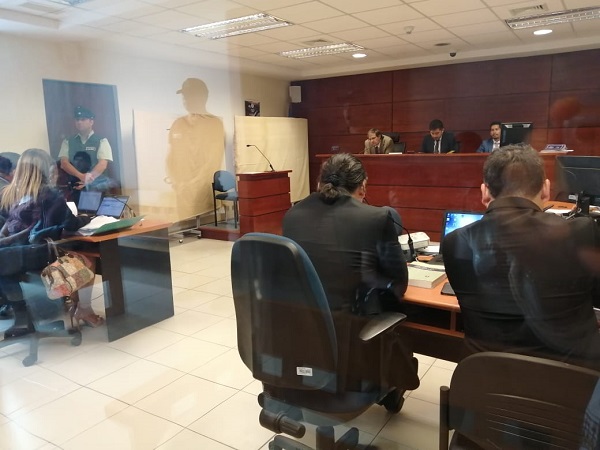 Fiscal Ricardo Castro durante el juicio en Taltal.