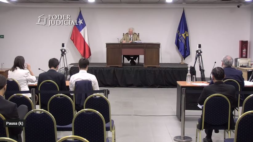 Audiencia de extradición de Nicolas Zepeda (Foto: Poder Judicial)