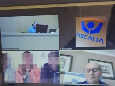 La audiencia de formalización se realizo por sistema de videoconferencia.