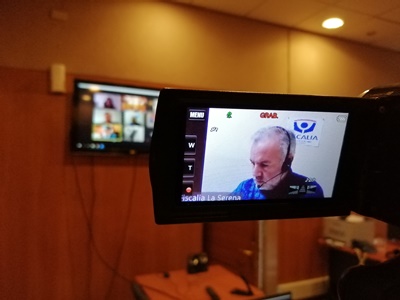 La audiencia se efectuó mediante sistema de videoconferencia.