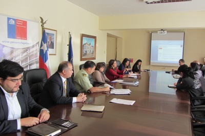 Aspecto de la Reunión del Consejo Regional de Seguridad