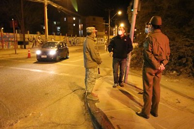 El Fiscal Regional Alexis Rogat recorrió cada uno de los puestos de control ubicados en la ciudad.