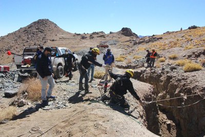 El trabajo de los voluntarios de Rescate Atacama ha sido fundamental en cada una de las salidas a terreno.
