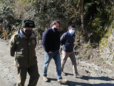 Hecho ocurrió cerca de las 21 horas del domingo en Laguna Los Palos. Hasta el sitio del suceso concurrió el fiscal Pedro Poblete. (Foto: @CarabAysen)