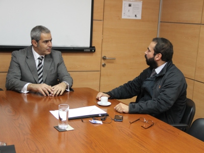 Sabas Chahuán y Hugo Gutiérrez