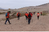 Miembros de Socorro Andino participaron del rastreo durante la jornada de este sábado.