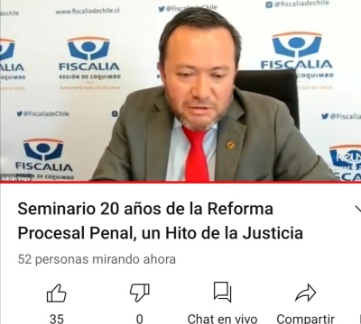 El Fiscal Regional expuso sobre la historia del sistema procesal y las nuevas maneras de criminalidad que hoy enfrenta el país.