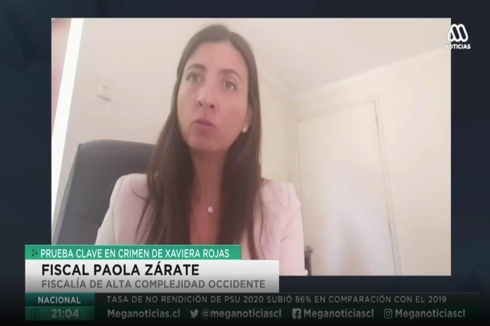 Fiscal Paola Zarate, Alta Complejidad Occidente.