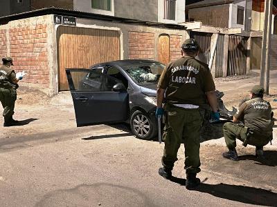 Personal de Labocar realizó las pericias en el vehículo utilizado por los imputados y en el inmueble donde ingresaron.