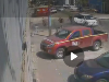 Imagen del momento del robo captada por una cámara de vigilancia del sector.