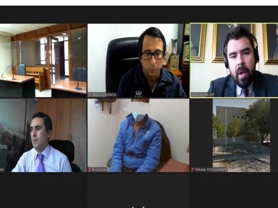 La audiencia de formalización se realizó por sistema de videoconferencia.