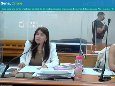 La fiscal jefe de Alto Hospicio, Virginia Aravena, a cargo de la investigación y juicio oral de este caso.