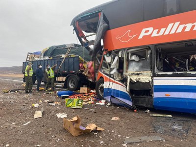 Hasta el lugar del accidente concurrió el fiscal de turno en Chañaral, Diego Soto Alfaro.