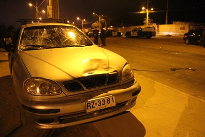 El fatal atropello ocurrió en la Avenida Los Carrera, ocasión en que el fiscal de turno dirigió las diligencias en el lugar.