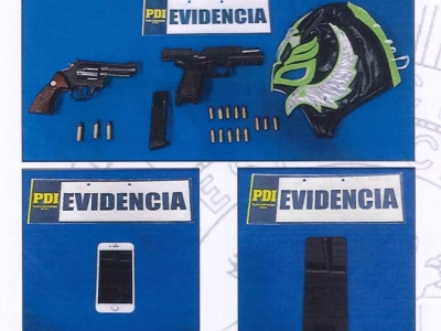 Las especies incautadas por la Policía de Investigaciones a los imputados.