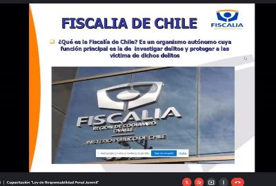 La Fiscalía local participó de esta charla de interacción con la comunidad.