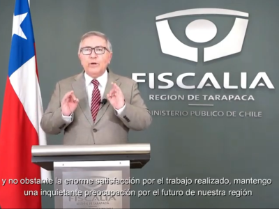 El fiscal regional de Tarapacá, Raúl Arancibia.