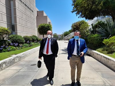 Los fiscales Juan Pablo Aguilera y Adrián Vega, llevaron adelante la acusación del caso.