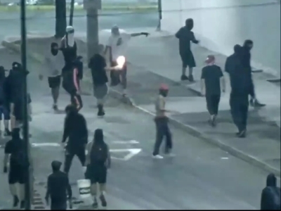 Durante varios meses la agrupación causó desórdenes y daños en este sector comercial de la ciudad.