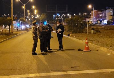 El grave accidente ocurrió en la Avenida Circunvalación de esta ciudad.