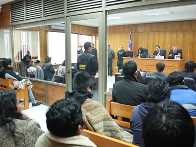 La sentencia fue dictada por los jueces del Tribunal Oral en lo Penal de Angol Germán Varas, Claudia Sánchez y Julio Sandoval.