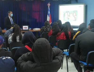 La comunidad escolar conoció la ley de responsabilidad penal y qué conductas pueden ser sancionadas.