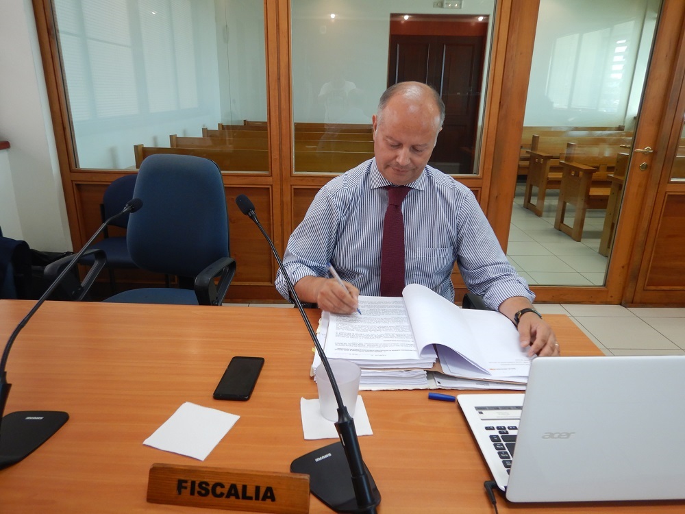 Fiscal Jefe de Antofagasta, Cristian Aguilar Aranela, dirige investigación del caso con colaboración Bridec de la PDI..