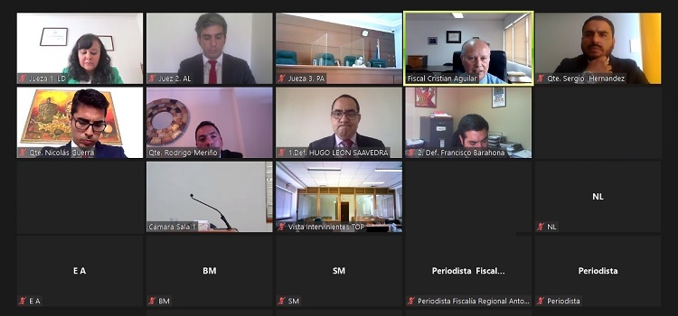 Fiscal Jefe de Antofagasta, Cristian Aguilar Aranela, llevó adelante el juicio oral.
