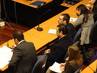 Audiencia realizada en el Segundo Juzgado de Garantía.
